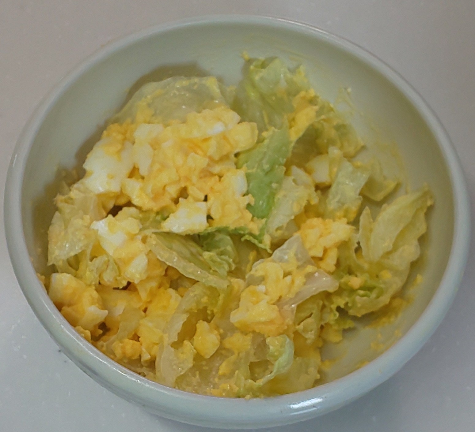 レタスと卵のミモザ風サラダ(#^.^#)
