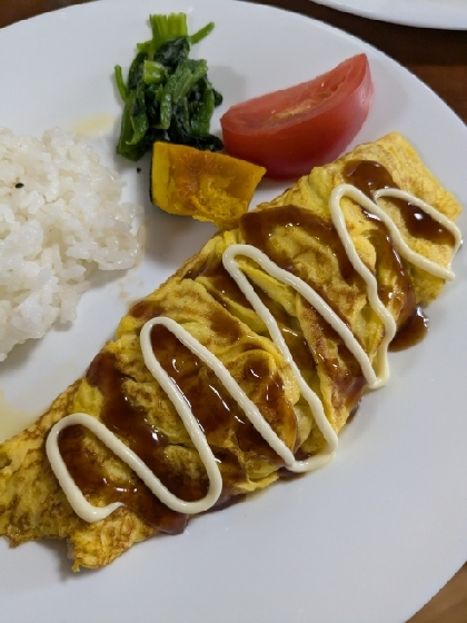もやしとブタのとんぺい焼き