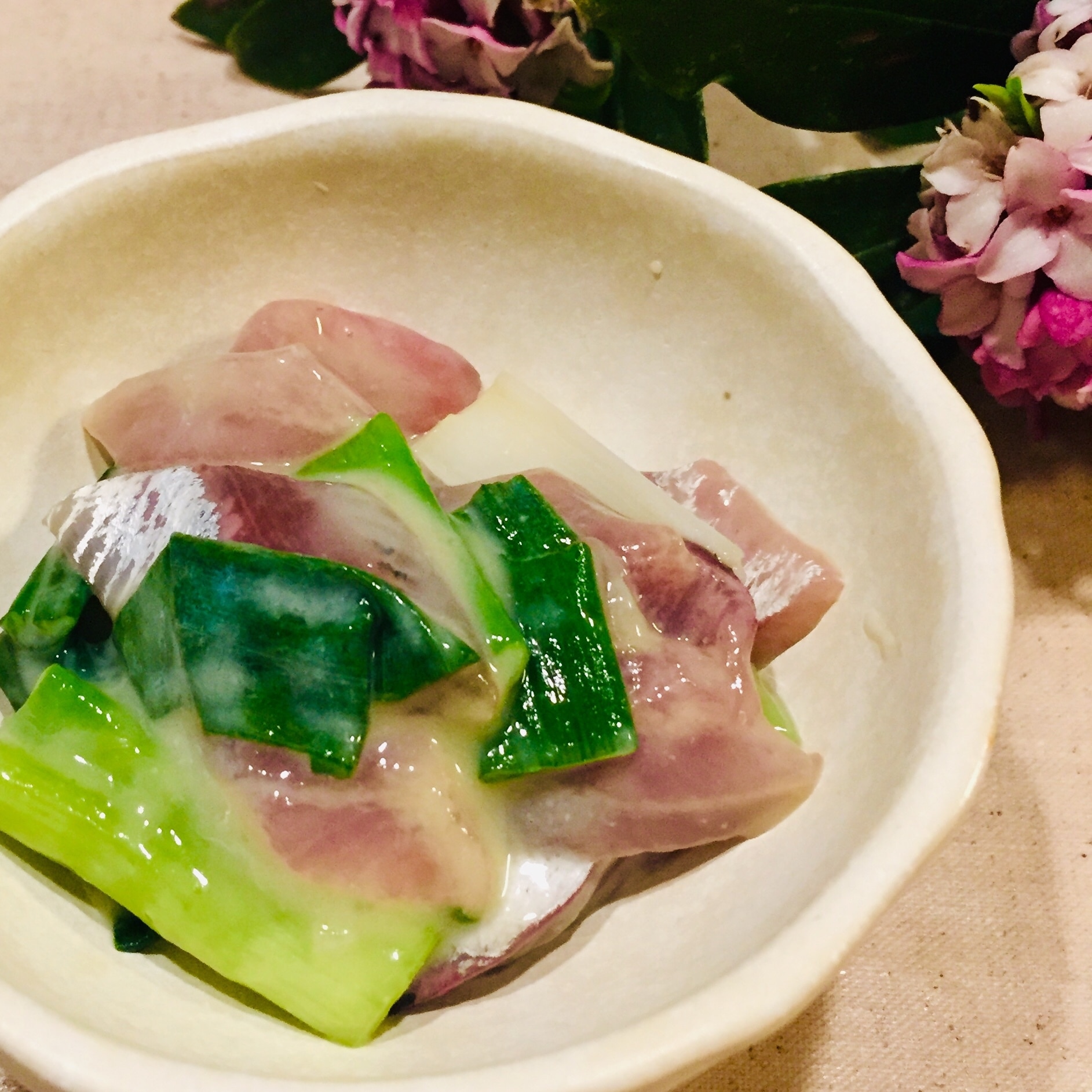 春の味★鰯と分葱のぬた★お刺身で簡単に レシピ・作り方 by ちほみさ - 楽天レシピ