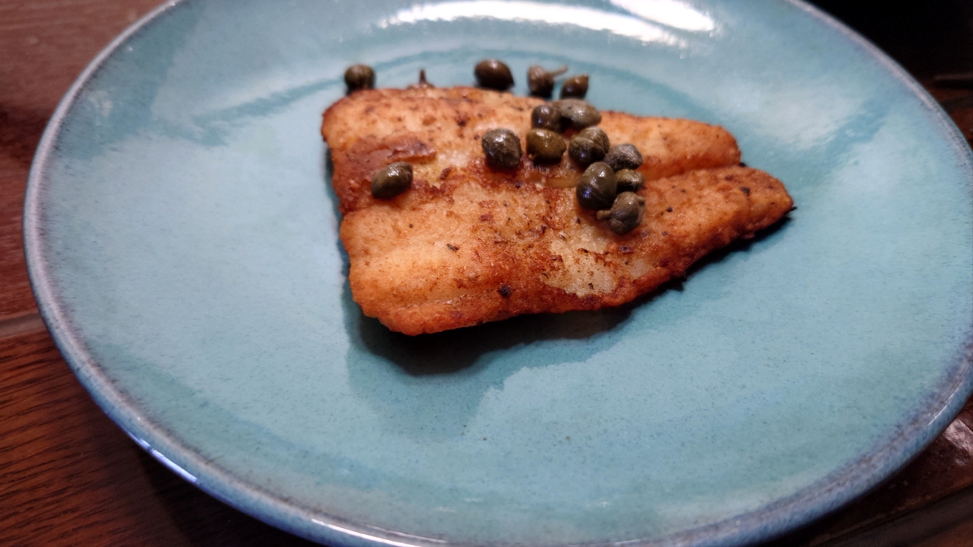 パンガシウスのムニエル   ケイパー味