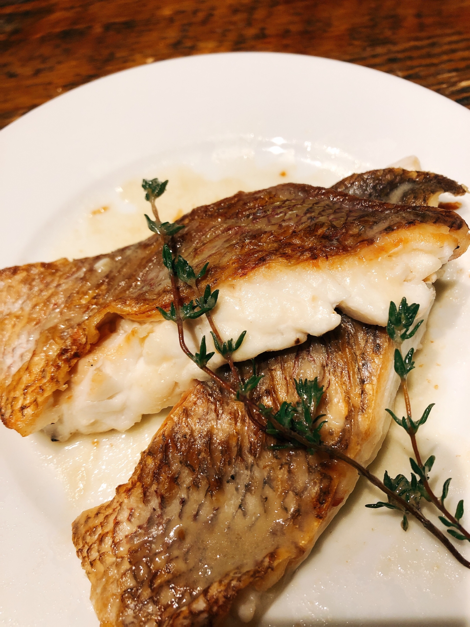 旬の魚 真鯛のソテータイム風味 レシピ 作り方 By Ka Ne 楽天レシピ 旬の魚 真鯛のソテータイム風味 レシピ 作り方 By Ka Ne 楽天レシピ