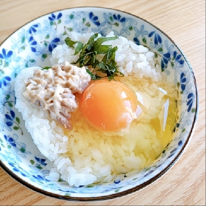 卵かけご飯美味しかったです(*^-^*)
大葉の風味とツナマヨが良いですね〜♪