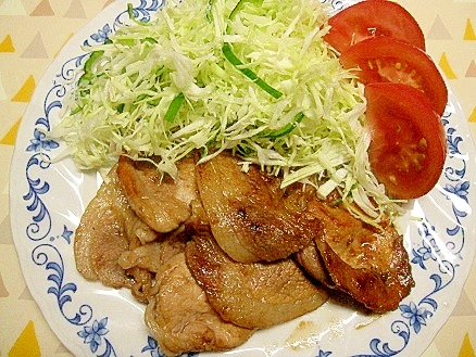 やわらかで香ばしい♪しょうが焼き