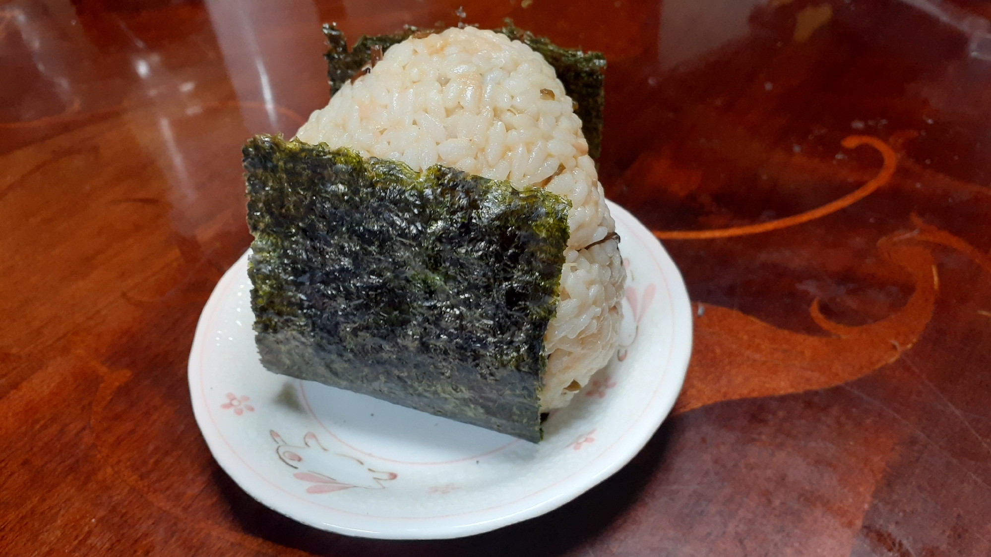 塩昆布のツナマヨ醤油おにぎり♪