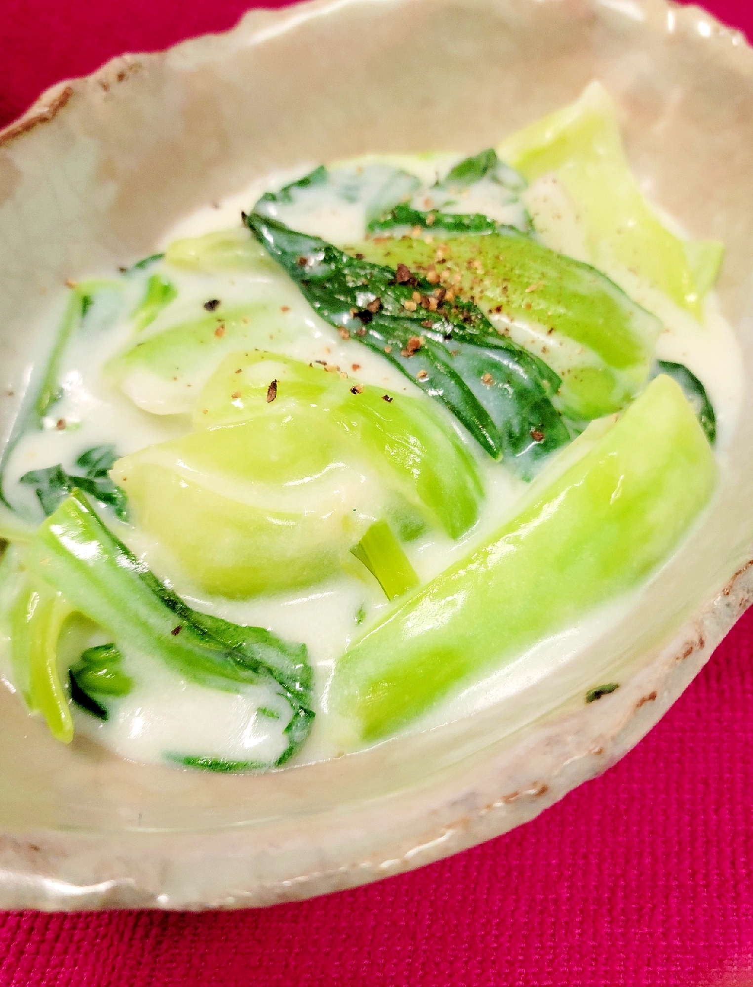 白菜のクリーム煮