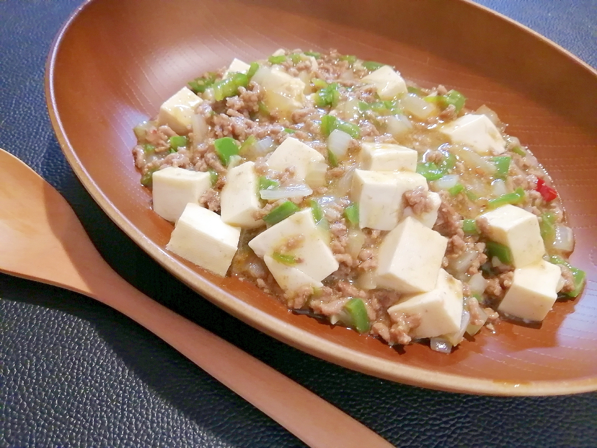 ピーマン入り♪夏の麻婆豆腐