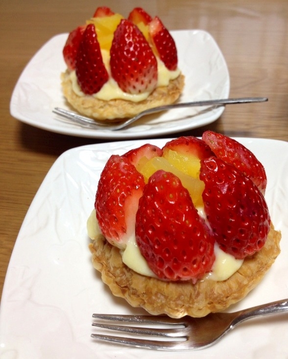 パイシートで いちごのタルト レシピ 作り方 By Dokinchan717 楽天レシピ