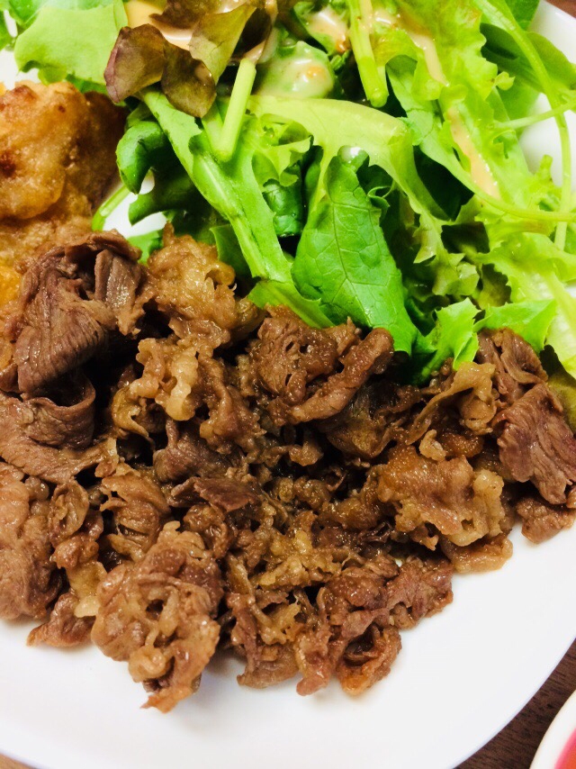 牛肉の中華炒め