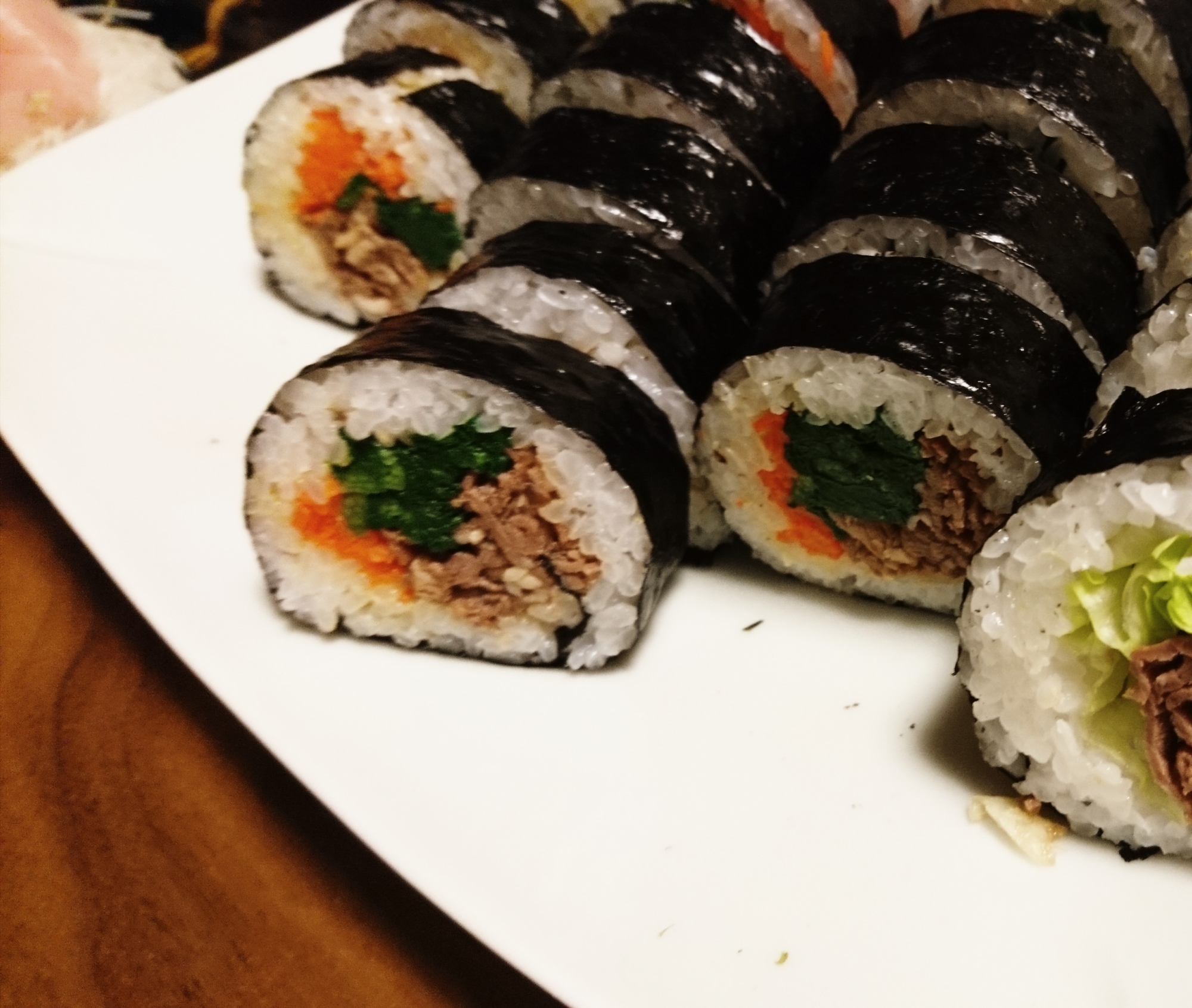 韓国風のり巻き!キンパ