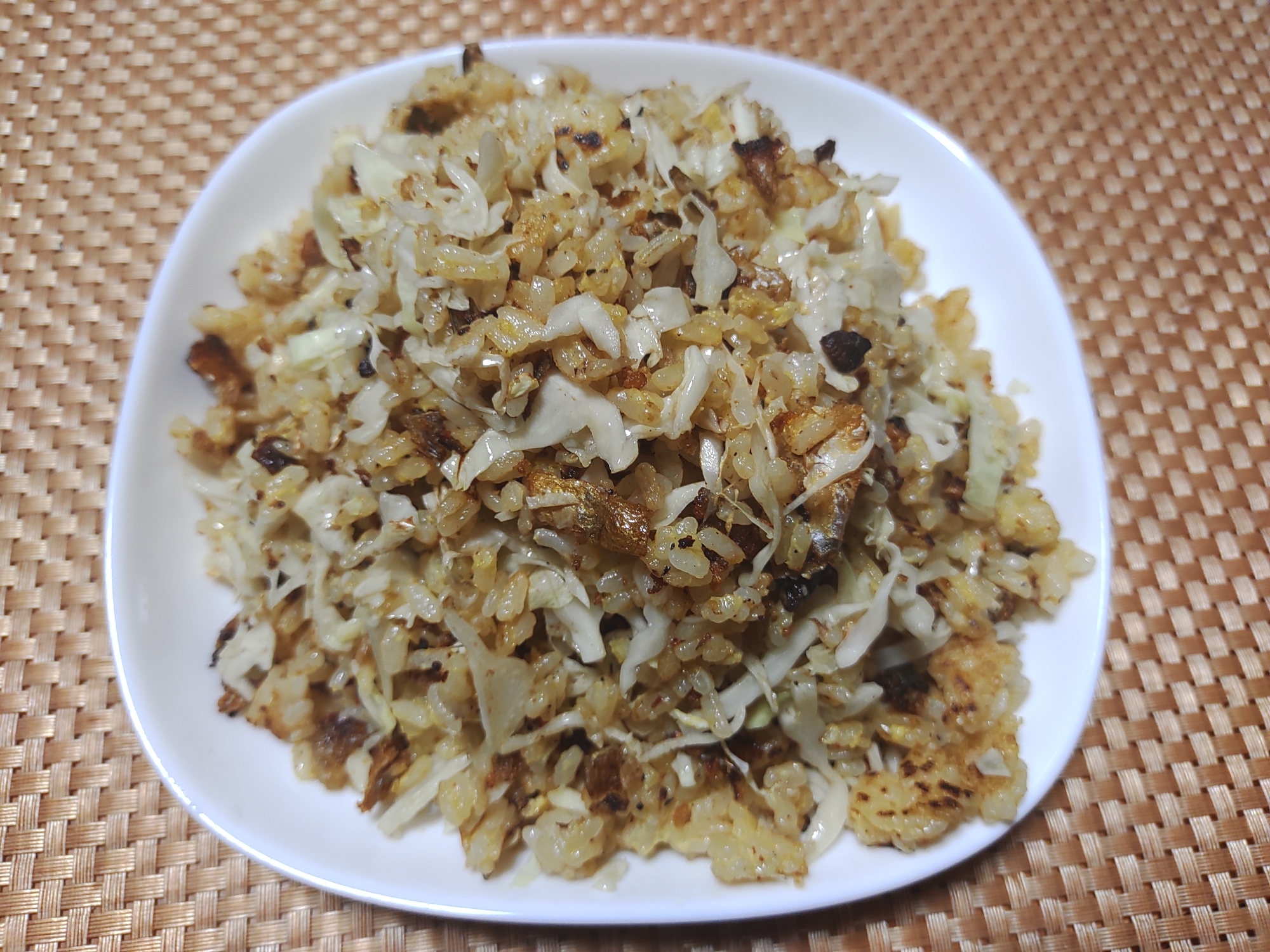 鮎の塩焼き焼き飯