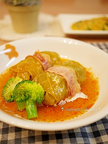 ロールキャベツ トマト煮込み