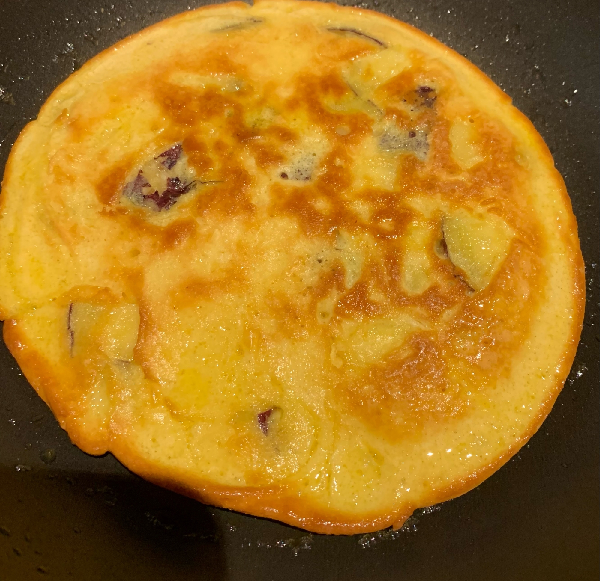 焼き芋リメイク　パンケーキ