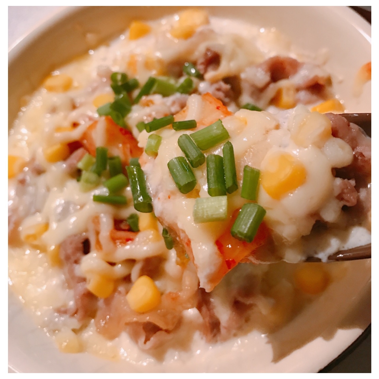 ホワイトソース不要 豚キムチのせ 豆腐マヨグラタン レシピ 作り方 By 専業主婦t 楽天レシピ