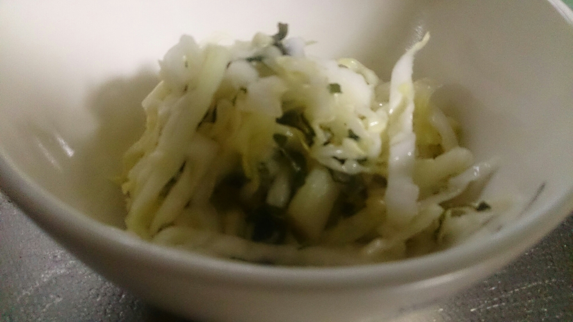 大葉入り酢キャベツ