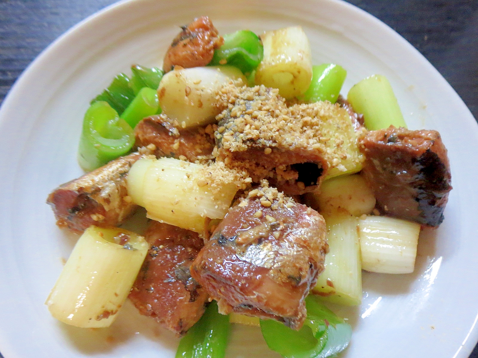 味付けイワシ缶のネギ和え レシピ 作り方 By Libre 楽天レシピ