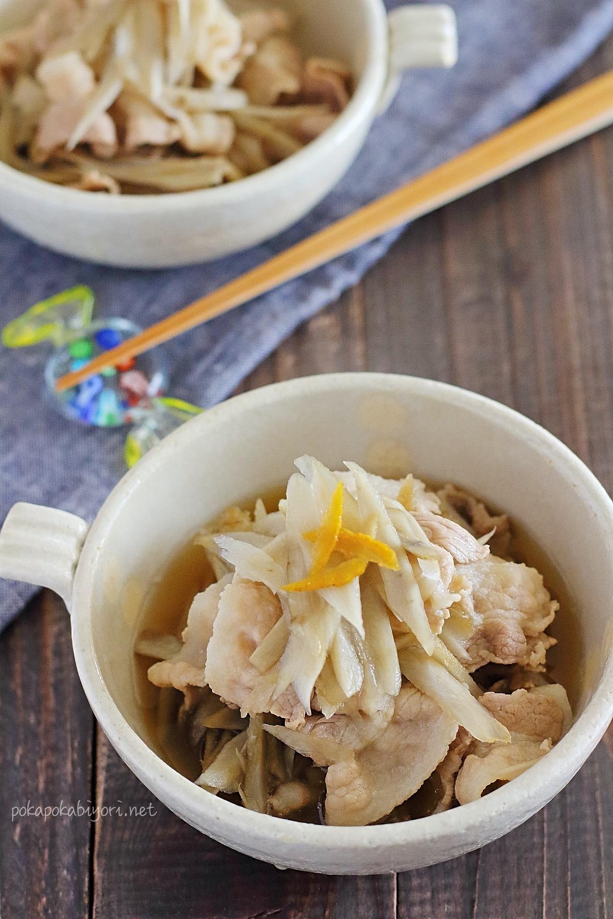 豚バラごぼうのしぐれ煮