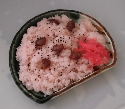 甘納豆のお赤飯