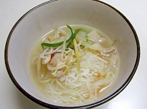 ダイエットラーメン　糸こんにゃく鶏がらスープ味