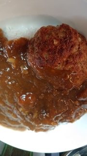 冷凍ストック　ハンバーグカレー