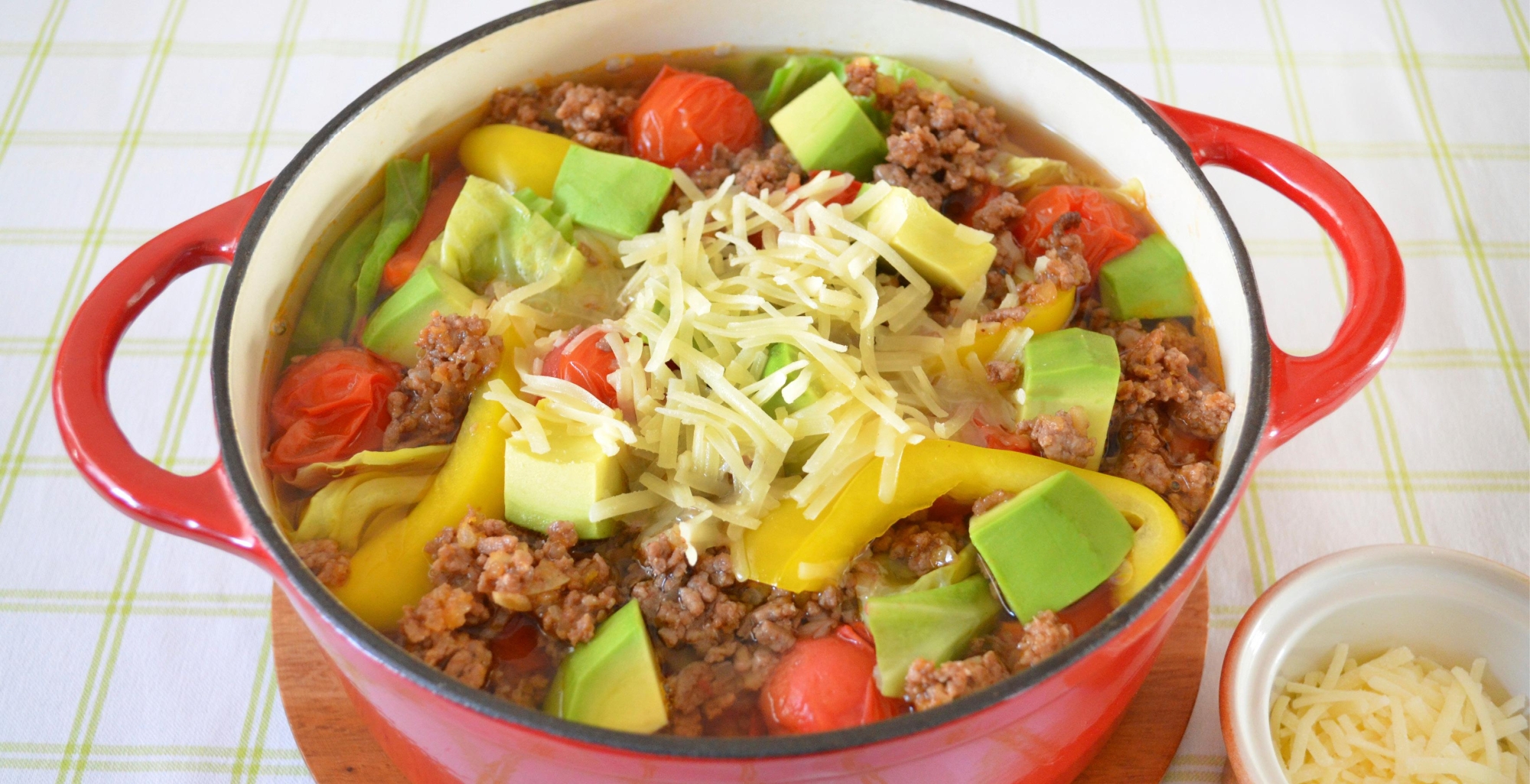 ミニトマトのタコス鍋