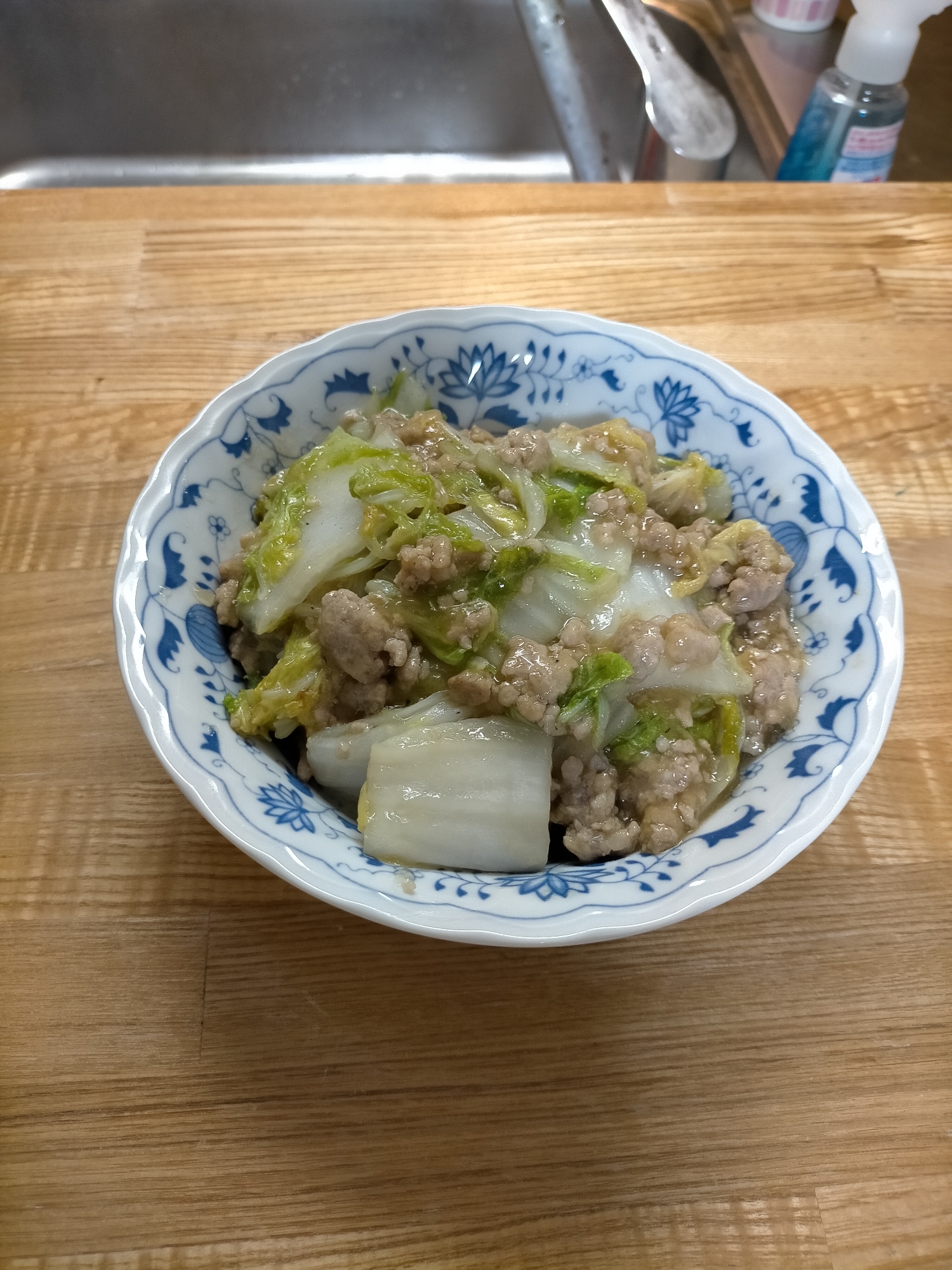 離乳食にも!　白菜のそぼろあんかけ