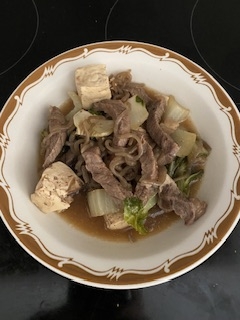 手軽に簡単肉豆腐