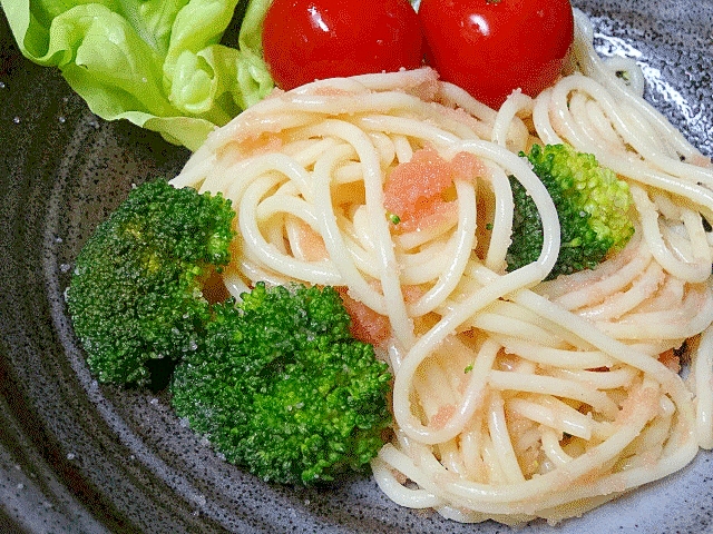 サラダパスタ☆　「タラコとブロッコリーパスタ」