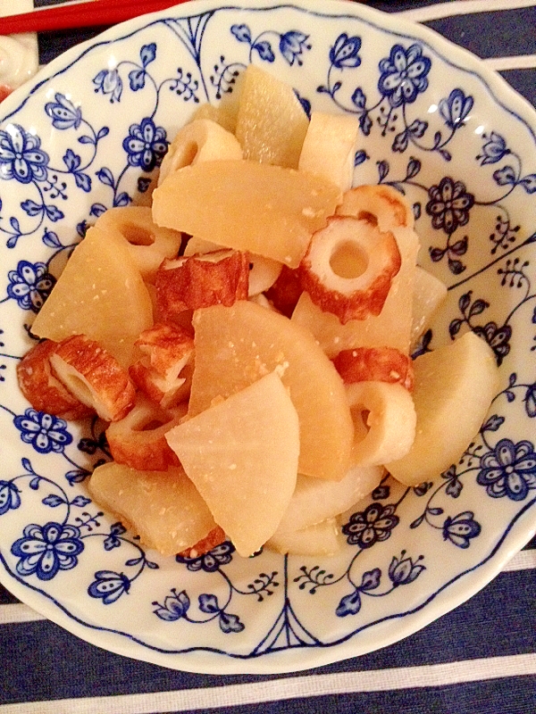 ご飯が進む！大根とちくわの味噌煮