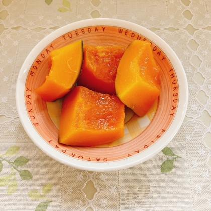 レンジで簡単☆夕飯のおかずに♪かぼちゃの煮物