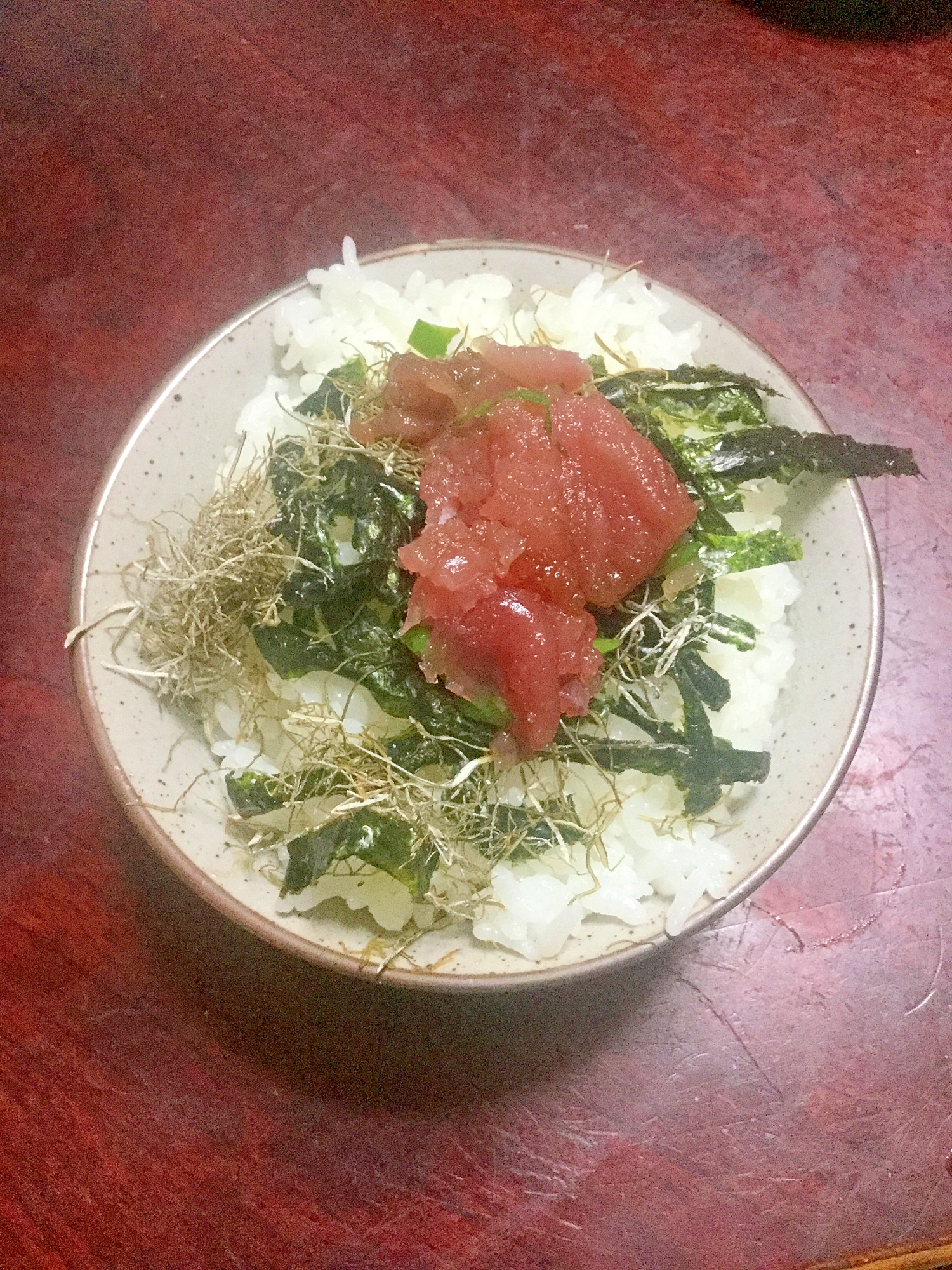 ネギトロ納豆昆布丼！