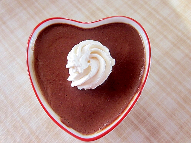 豆乳チョコプリン