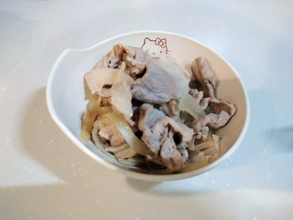 子どもにも好評♪豚肉と玉ねぎのガリマヨポン♪