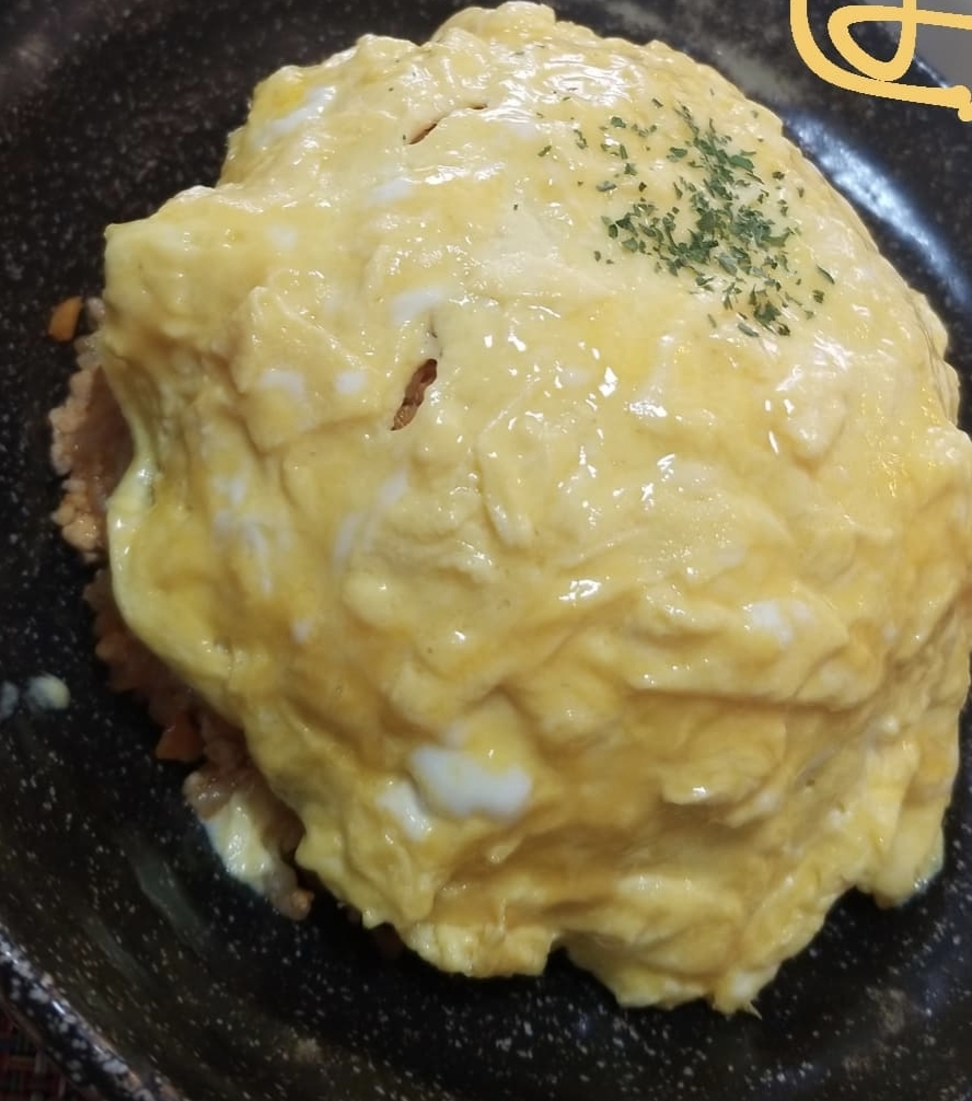 ふわとろ！パパのチーズ入りオムライス