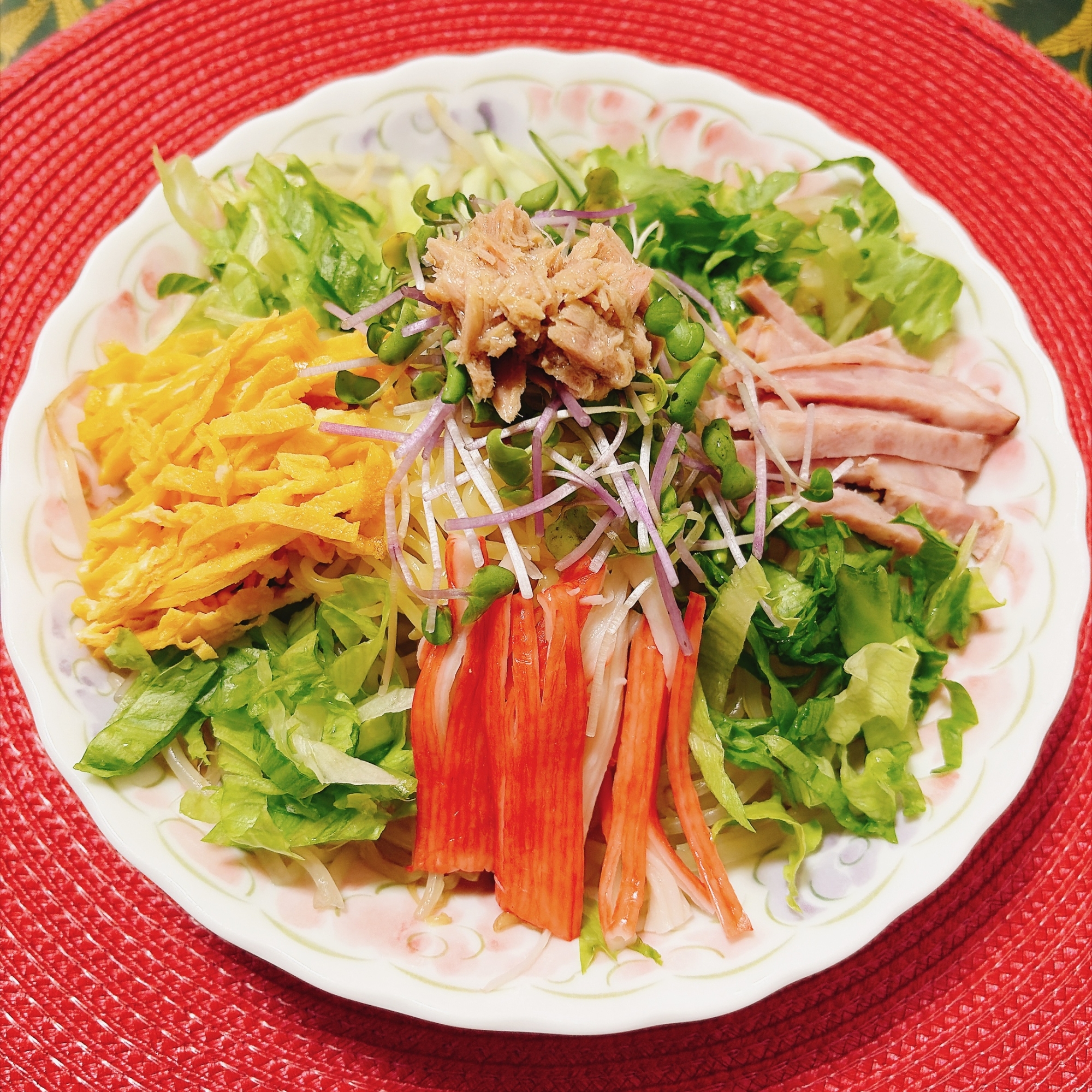 ツナ入り冷し中華