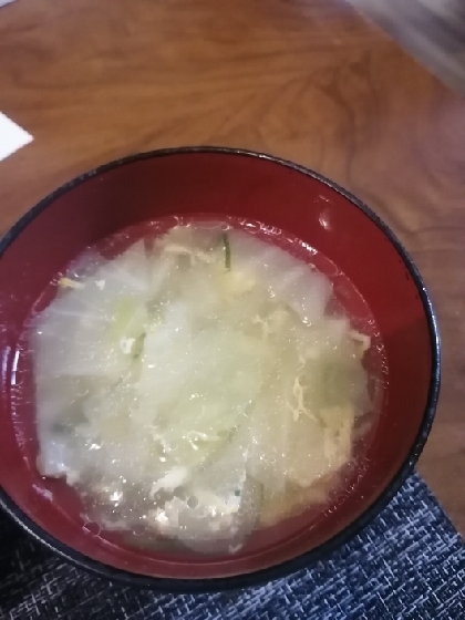 わかめとたまごの中華スープ