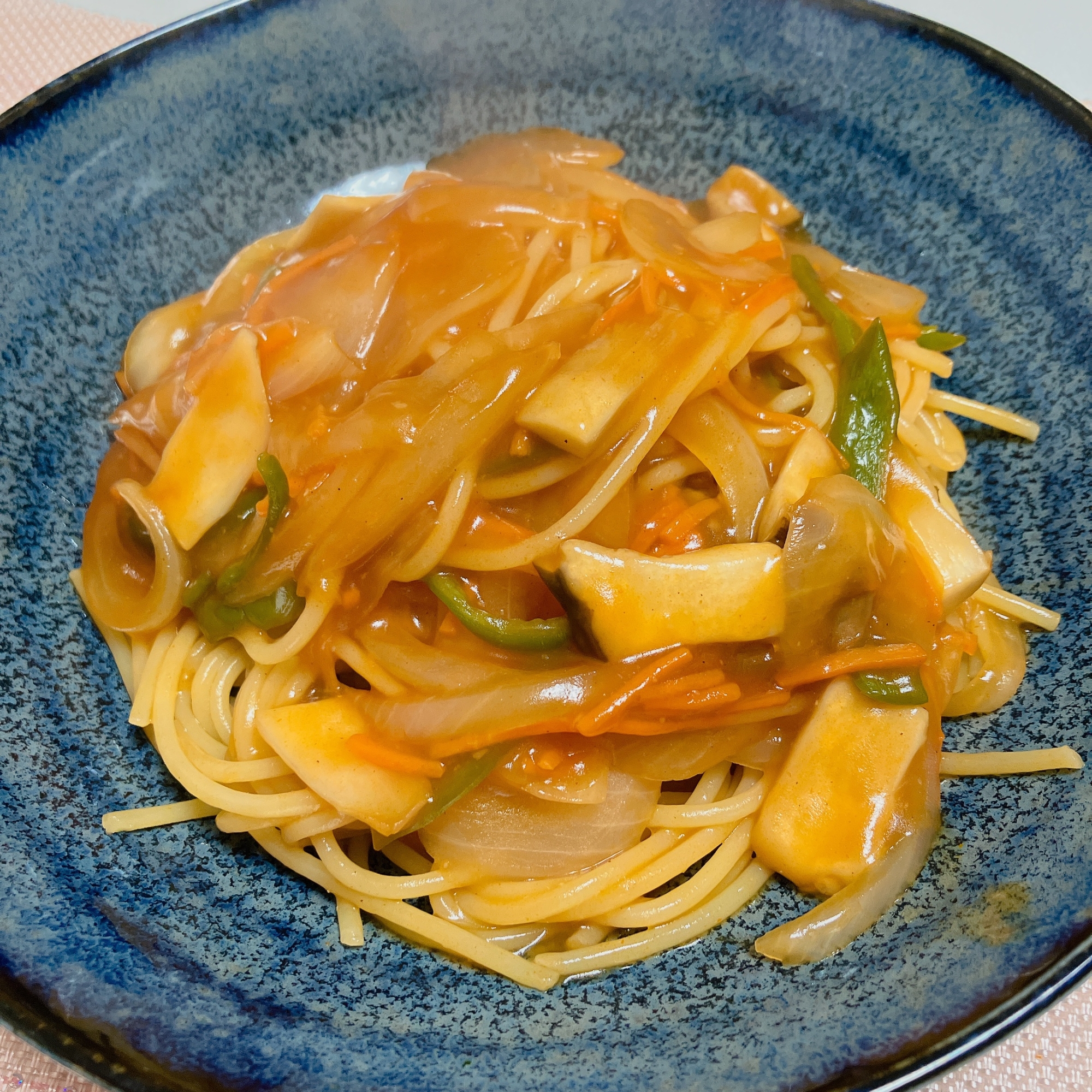 野菜だけ！あんかけパスタ