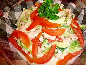 ダイエット中のビールのおつまみに 鶏肉のサラダ レシピ 作り方 By Mina 楽天レシピ ダイエット中のビールのおつまみに 鶏肉のサラダ レシピ 作り方 By Mina 楽天レシピ