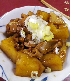 鶏モモじゃがの花椒煮