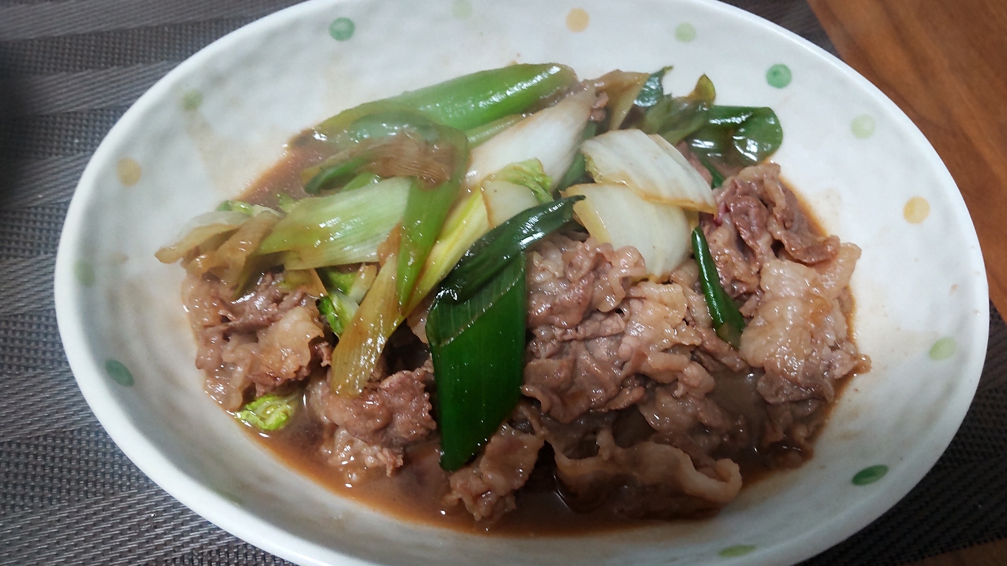 牛肉すき焼き風煮込み★