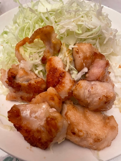 鶏むね肉のやみつき焼き　無限チキン（にんにく醤油）