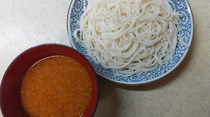 ごまみそつけ麺で美味し～い☆ひやむぎ