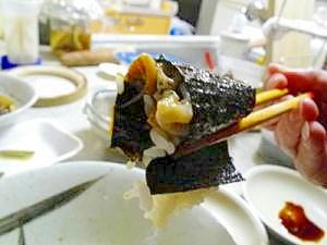 一人暮らしのタイラギのひもの手巻き寿司もどき レシピ 作り方 By ピヨ採る 大抵 楽天レシピ 一人暮らしのタイラギのひもの手巻き寿司もどき レシピ 作り方 By ピヨ採る 大抵 楽天レシピ