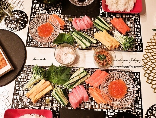 手巻き寿司 パーティー ２０１８ レシピ 作り方 By ジャカランダ 楽天レシピ