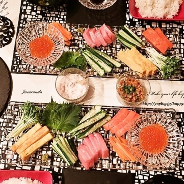 手巻き寿司 パーティー 2018 レシピ 作り方 By ジャカランダ 楽天レシピ 手巻き寿司 パーティー 2018 レシピ 作り方 By ジャカランダ 楽天レシピ