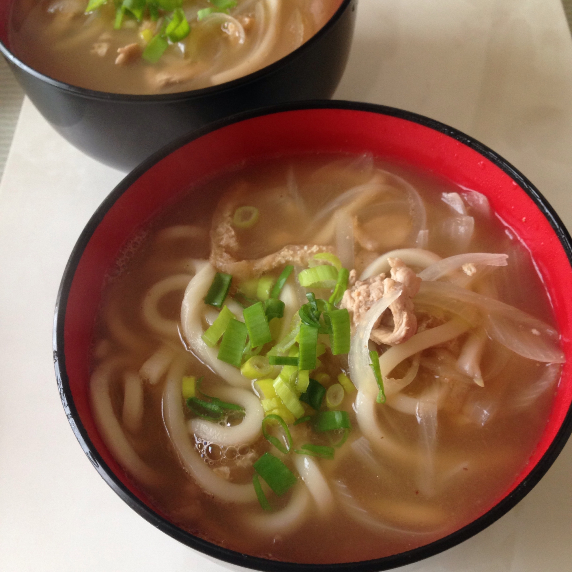 山椒とごま油が香る肉うどん♪