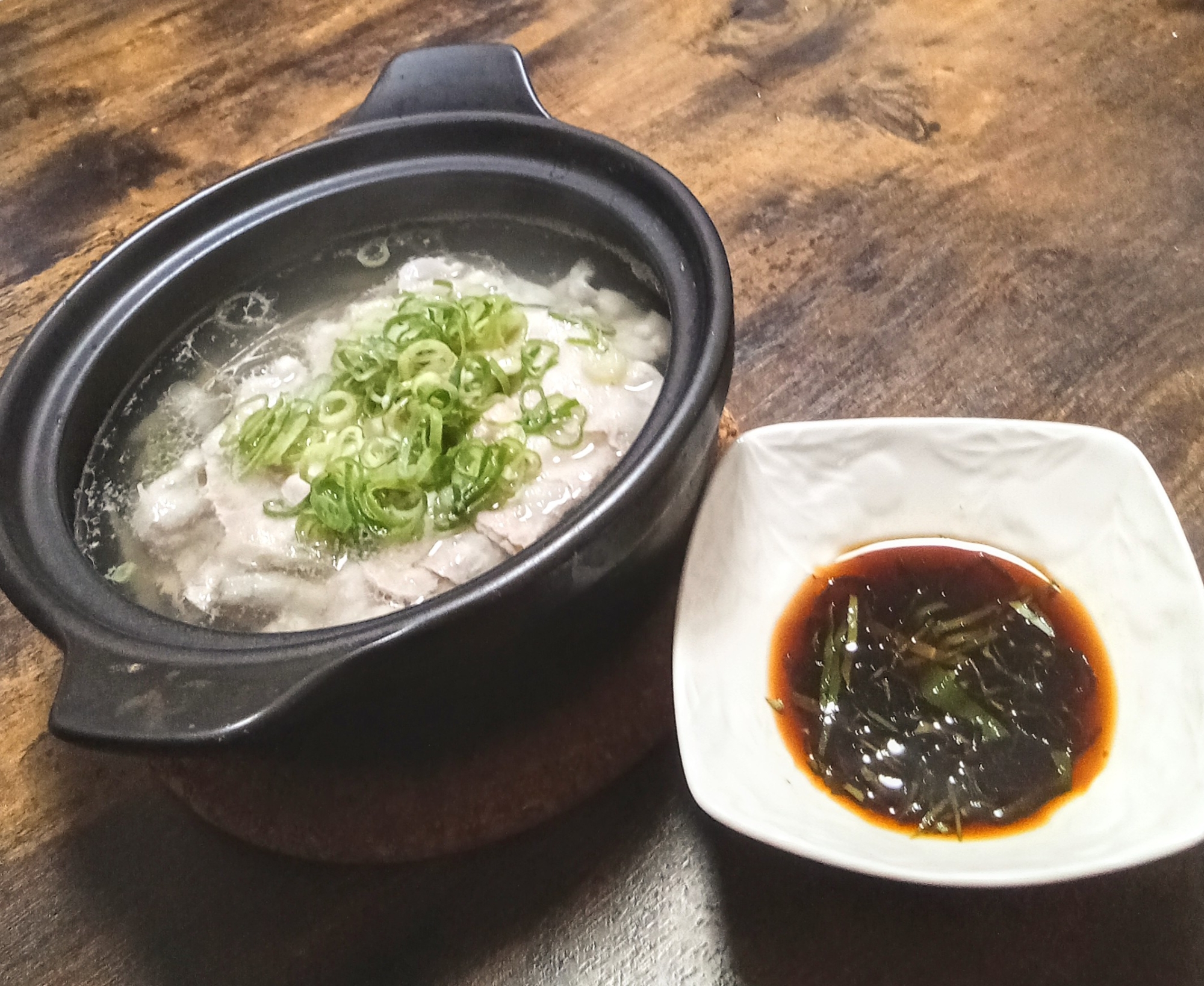 シンプル！ゴボウ豚のみDe豚しゃぶ♪梅肉ポン酢たれ