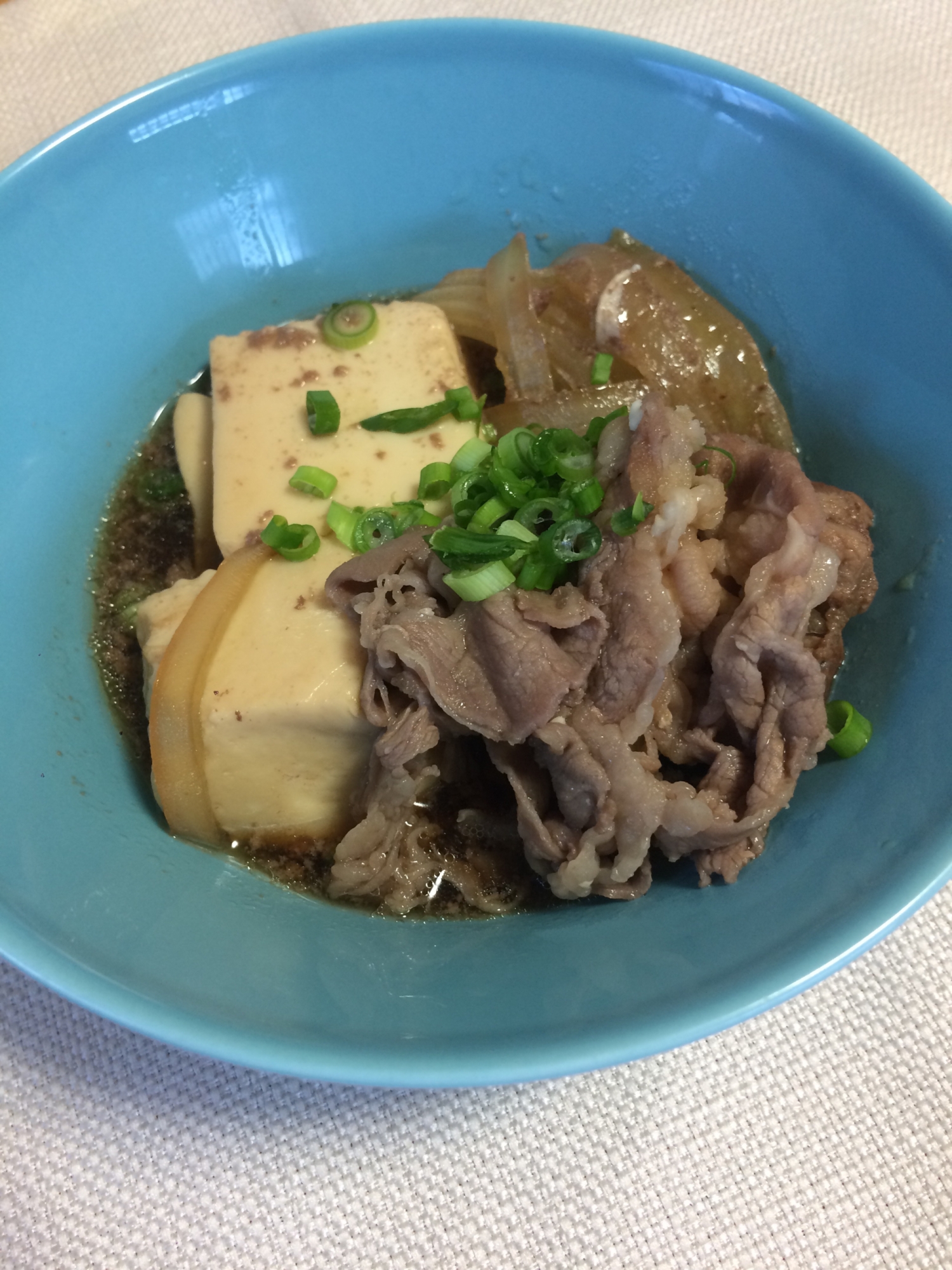 うちのおかず　肉豆腐