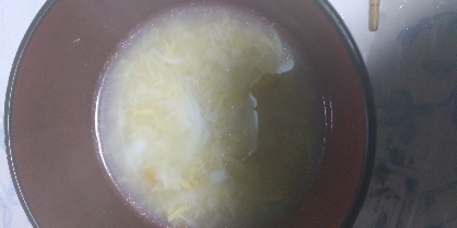 白だしで☆簡単卵スープ