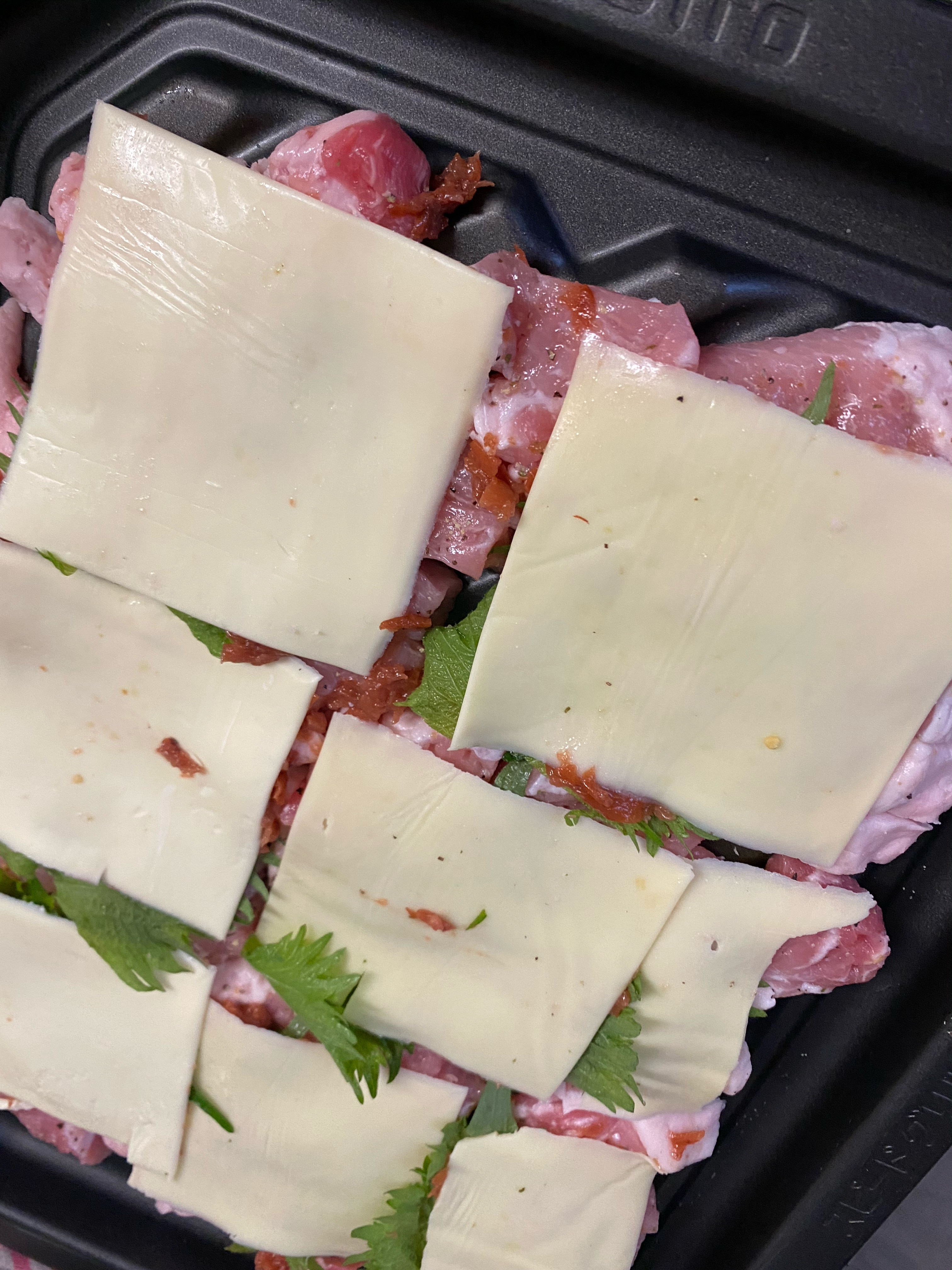 豚肉の梅しそチーズ焼き オーブンで レシピ 作り方 By Rママ 楽天レシピ