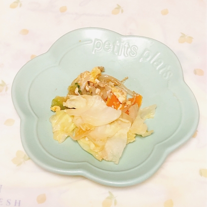 へちま小松菜ピーマン豆もやし昆布エリンギらっきょ蒸